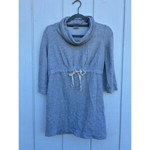 A‎ Pea In The Pod Sweatshirt, Gray, Cowl Neck, Size S
